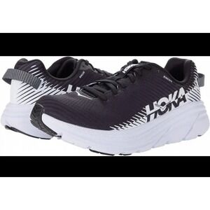 Hoka One One Rincon 2 Odyssey Black/white Running Shoes 1110514 Mens Size 12 D